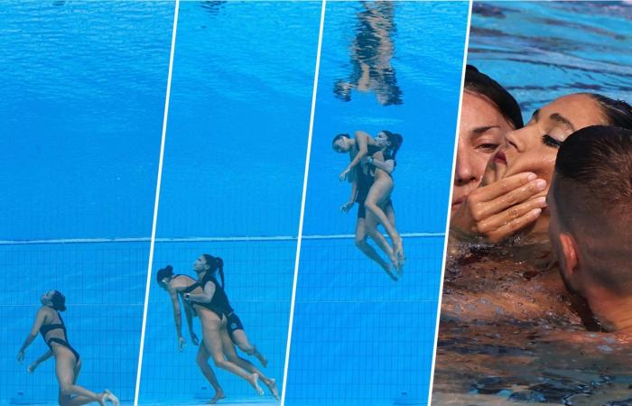 Strong images at the World Cup: Anita Alvarez (25) becomes unconscious in the water after exercise, coach jumps into the pool to save her