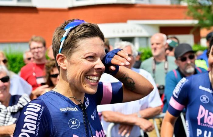 Surprise in BK for women: Kim de Baat triumphs in Middelkerke and shares a kiss with Sanne Cant | Instagram HLN