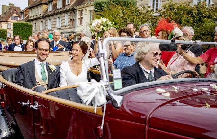 Queen Mathilde in Normandy for her brother’s wedding