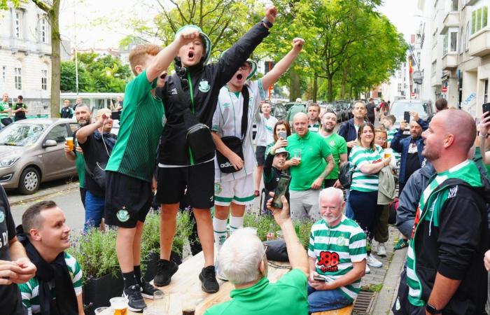 Where else but the Irish pub? 1,000 Irish football supporters throw a party in Ghent (Ghent)
