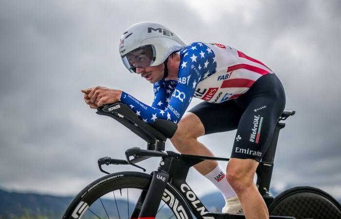 Thibau Nys loses leader’s jersey to Ayuso after soaking wet time trial, Van Wilder advances to a good second place | Cycling