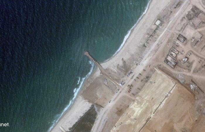 US army starts building Gaza pier for aid: ‘Absurd that this has to be done by sea’