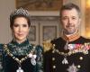 the first gala portrait of King Frederik and Queen Mary