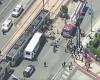 At least 55 injured in a collision between a subway train and a bus in Los Angeles