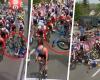 VIDEO. Screams that go through my bones: terrible crash in sprint mars Cyclis Bike Lease Classic