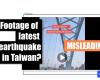 Compilation of old disaster clips related to recent earthquake in Taiwan on April 22, 2024