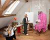 Christiane opened her beautiful home with beautiful paintings on Saturday 4 and Sunday 5 May