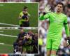 VIDEO. A great save and celebrated by the entire staff: Thibaut Courtois makes a successful return to Real Madrid