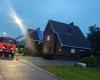Thirty calls of flooding in the Hasselt region: lightning strikes the roof (Diepenbeek)