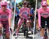 VIDEO. Finally as it should be: Giro leader Tadej Pogacar completely in pink