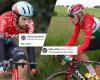 Thomas De Gendt’s pun does not go down well with Attila Valter: “I don’t like this”